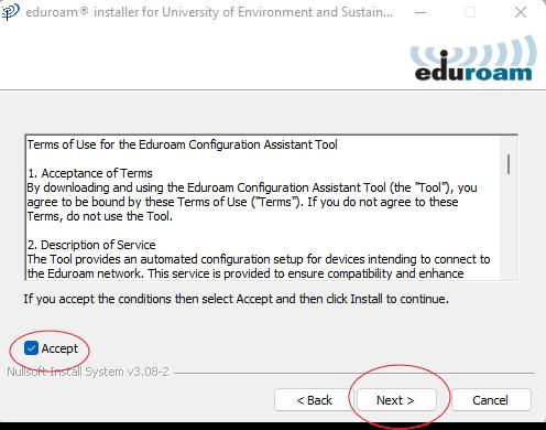 Windows accept certificate